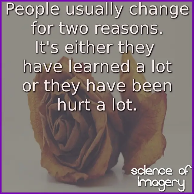 Change can be beautiful